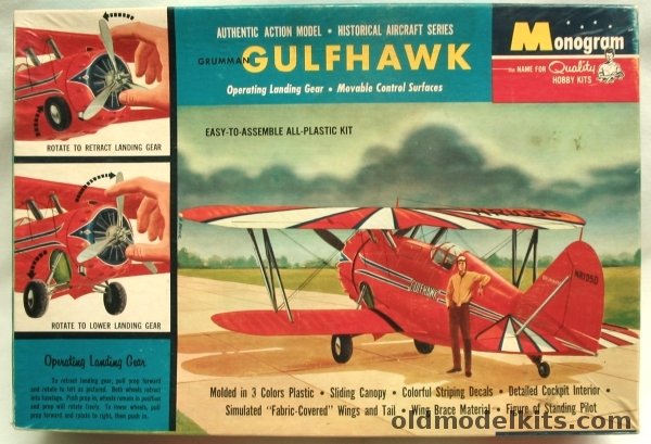 Monogram 1/32 Grumman Gulfhawk (F3F), PA58-198 plastic model kit